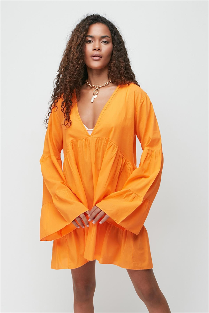 C&City Pareo Beachwear 2329 Orange Neon